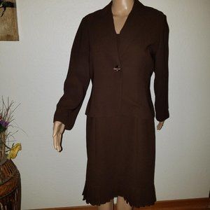 Danny & Nicole vintage dress and blazer set size 10